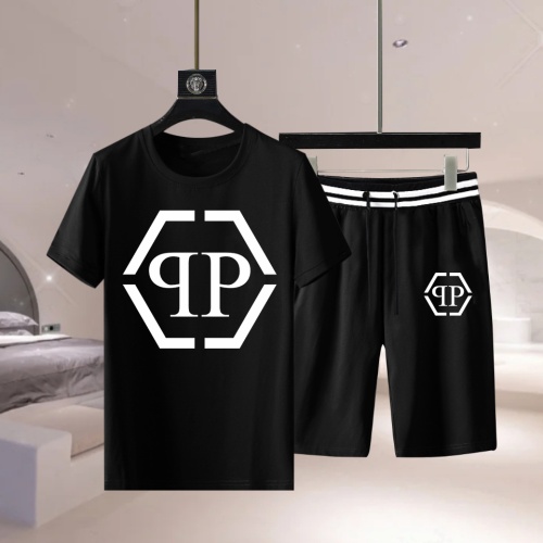 Wholesale Philipp Plein PP Tracksuits Short Sleeved For Men #1222630 $68.00 USD, Wholesale Quality Replica Philipp Plein PP Tracksuits