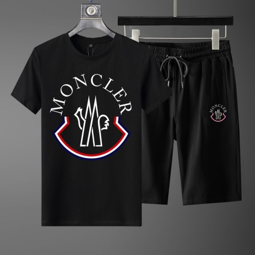 Wholesale Moncler Tracksuits Short Sleeved For Men #1222884 $52.00 USD, Wholesale Quality Replica Moncler Tracksuits