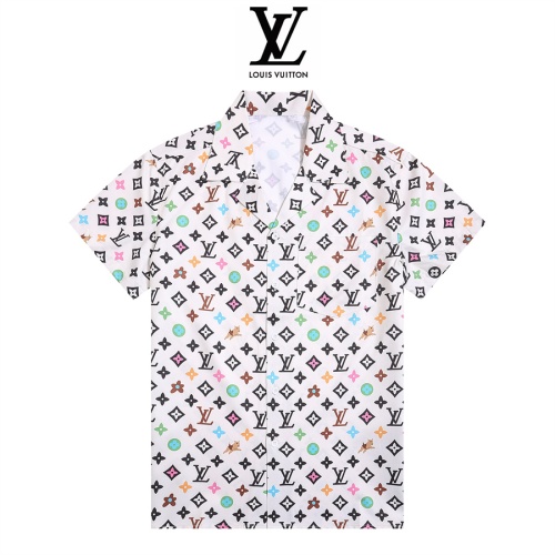 Wholesale Louis Vuitton LV Shirts Short Sleeved For Men #1223187 $36.00 USD, Wholesale Quality Replica Louis Vuitton LV Shirts