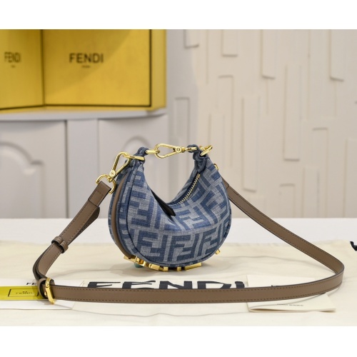 Replica Fendi AAA Quality Messenger Bags For Women #1223306 $100.00 USD for Wholesale