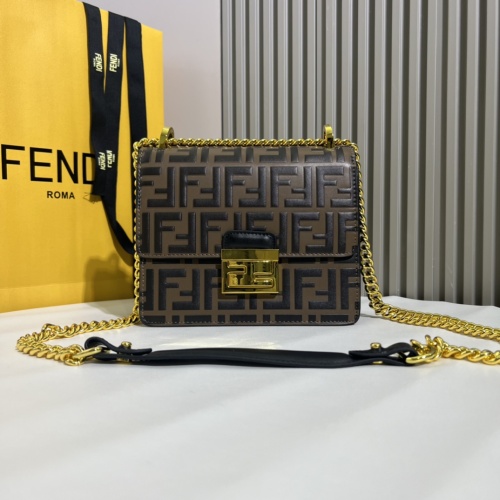 Wholesale Fendi AAA Quality Messenger Bags For Women #1223339 $96.00 USD, Wholesale Quality Replica Fendi AAA Messenger Bags