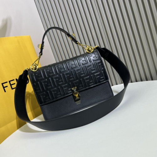 Wholesale Fendi AAA Quality Messenger Bags For Women #1223368 $100.00 USD, Wholesale Quality Replica Fendi AAA Messenger Bags