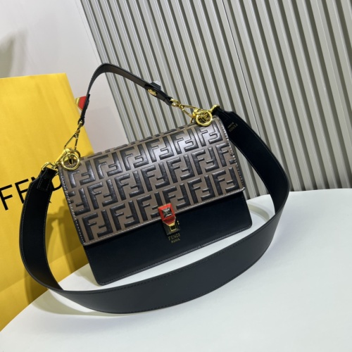 Wholesale Fendi AAA Quality Messenger Bags For Women #1223369 $100.00 USD, Wholesale Quality Replica Fendi AAA Messenger Bags