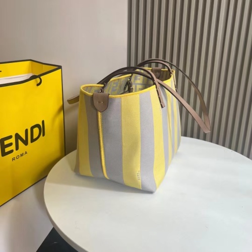 Replica Fendi AAA Quality Shoulder Bags For Women #1223444 $98.00 USD for Wholesale