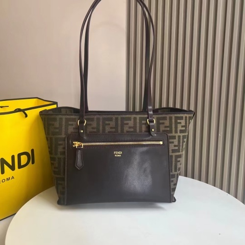 Replica Fendi AAA Quality Shoulder Bags For Women #1223445 $98.00 USD for Wholesale