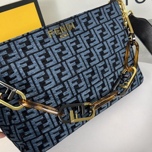 Replica Fendi AAA Quality Shoulder Bags For Women #1223451 $105.00 USD for Wholesale