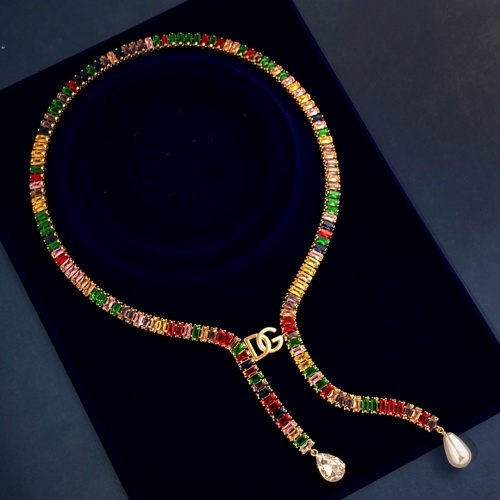 Wholesale Dolce &amp; Gabbana Necklaces For Women #1223454 $34.00 USD, Wholesale Quality Replica Dolce &amp; Gabbana Necklaces