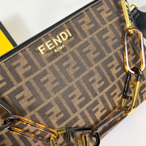 Replica Fendi AAA Quality Shoulder Bags For Women #1223455 $105.00 USD for Wholesale