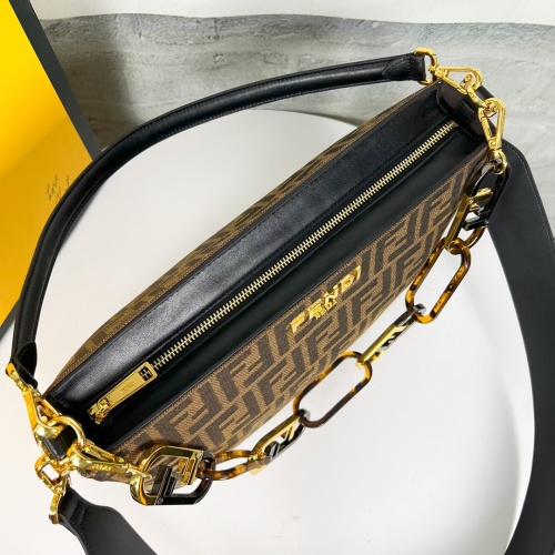 Replica Fendi AAA Quality Shoulder Bags For Women #1223455 $105.00 USD for Wholesale