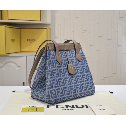 Replica Fendi AAA Quality Shoulder Bags For Women #1223458 $98.00 USD for Wholesale