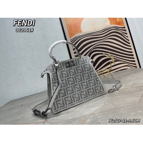 Replica Fendi AAA Quality Handbags For Women #1223484 $150.00 USD for Wholesale