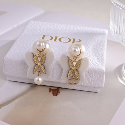 Wholesale Christian Dior Earrings For Women #1223586 $29.00 USD, Wholesale Quality Replica Christian Dior Earrings