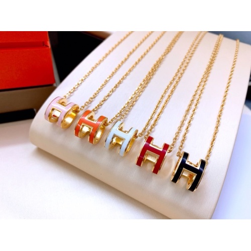 Replica Hermes Necklaces #1223635 $45.00 USD for Wholesale