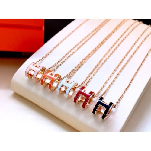 Replica Hermes Necklaces #1223636 $45.00 USD for Wholesale