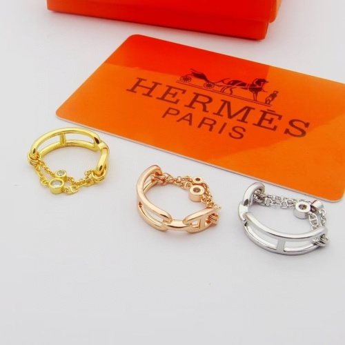 Replica Hermes Rings #1223662 $25.00 USD for Wholesale