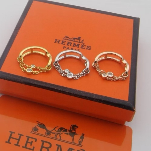 Replica Hermes Rings #1223662 $25.00 USD for Wholesale