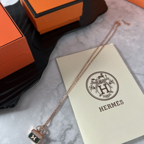 Replica Hermes Necklaces #1223703 $42.00 USD for Wholesale