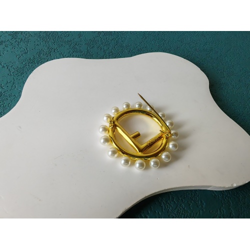 Replica Fendi Brooches For Women #1223823 $29.00 USD for Wholesale