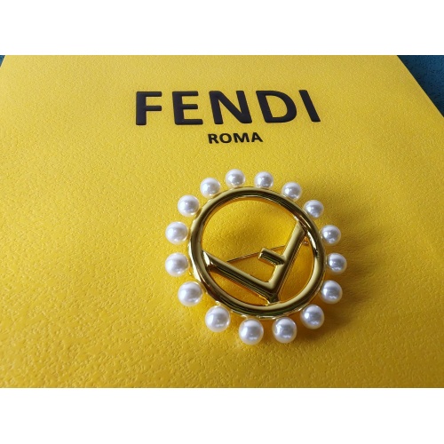 Replica Fendi Brooches For Women #1223823 $29.00 USD for Wholesale