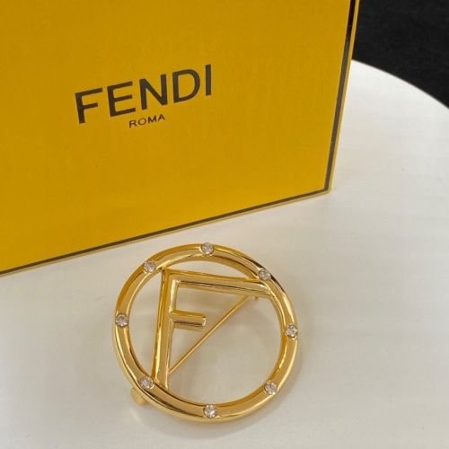 Wholesale Fendi Brooches For Women #1223873 $27.00 USD, Wholesale Quality Replica Fendi Brooches