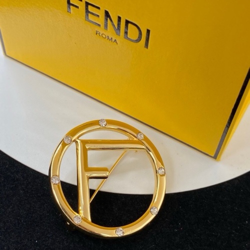 Replica Fendi Brooches For Women #1223873 $27.00 USD for Wholesale