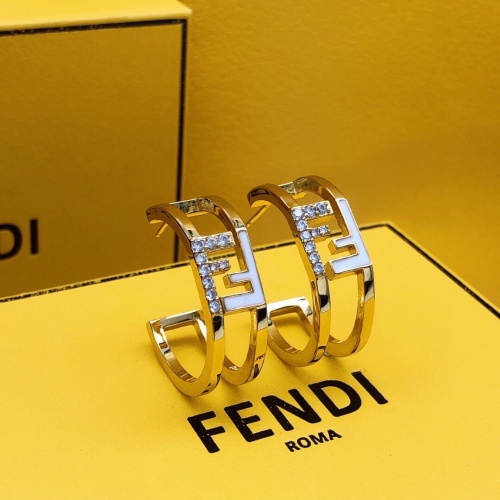 Replica Fendi Earrings For Women #1223874 $29.00 USD for Wholesale