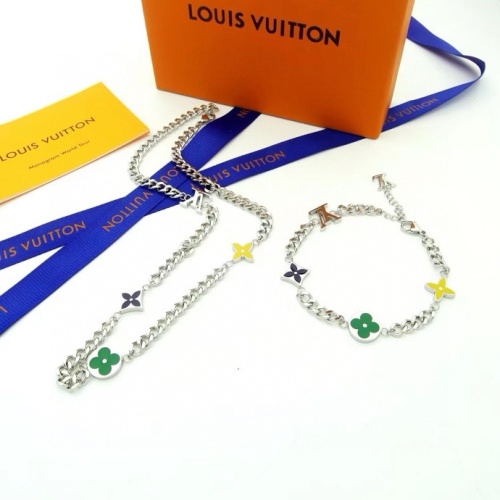 Wholesale Louis Vuitton LV Jewelry Set #1223957 $45.00 USD, Wholesale Quality Replica Louis Vuitton LV Jewelry Set