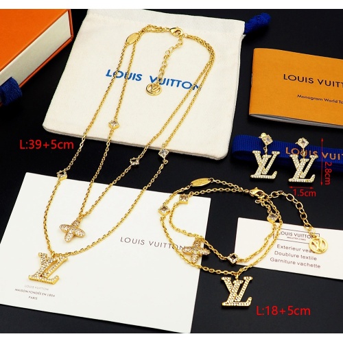 Wholesale Louis Vuitton LV Jewelry Set For Women #1223977 $72.00 USD, Wholesale Quality Replica Louis Vuitton LV Jewelry Set