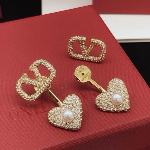 Replica Valentino Earrings For Women #1223992 $36.00 USD for Wholesale