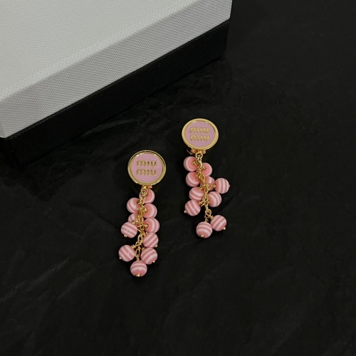 Wholesale MIU MIU Earrings For Women #1224051 $38.00 USD, Wholesale Quality Replica MIU MIU Earrings