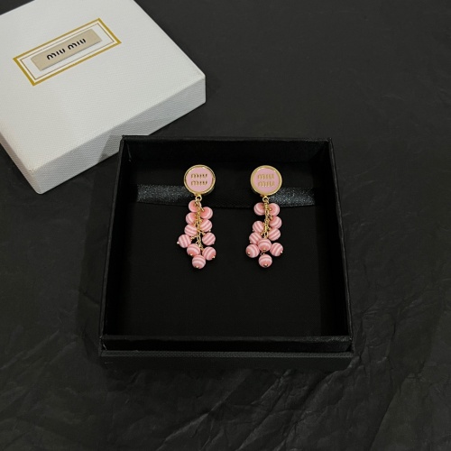 Replica MIU MIU Earrings For Women #1224051 $38.00 USD for Wholesale