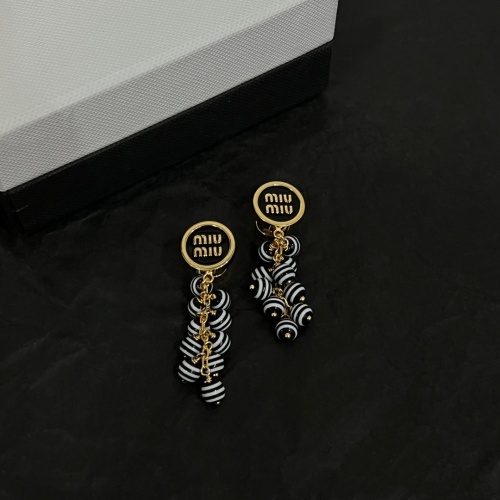 Wholesale MIU MIU Earrings For Women #1224055 $38.00 USD, Wholesale Quality Replica MIU MIU Earrings