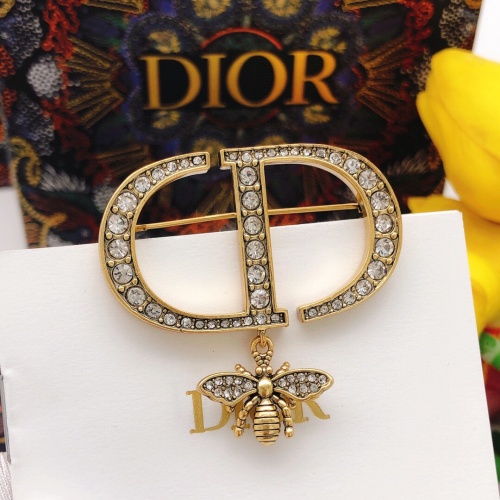 Wholesale Christian Dior Brooches For Women #1224079 $29.00 USD, Wholesale Quality Replica Christian Dior Brooches