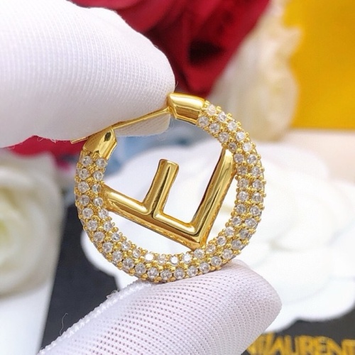 Replica Fendi Earrings For Women #1224254 $29.00 USD for Wholesale