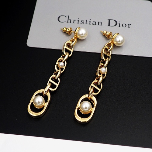 Wholesale Christian Dior Earrings For Women #1224367 $27.00 USD, Wholesale Quality Replica Christian Dior Earrings