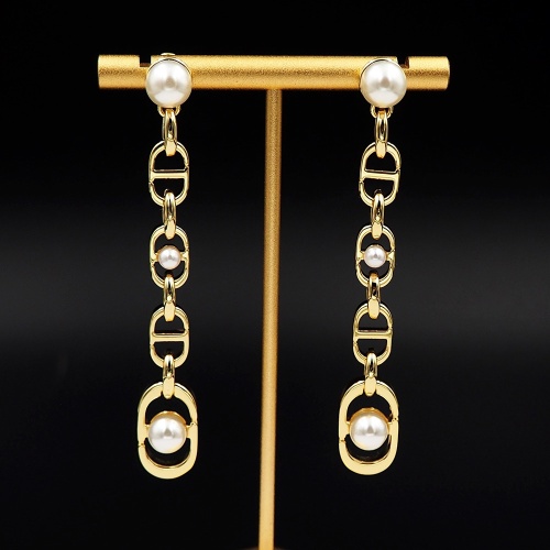 Replica Christian Dior Earrings For Women #1224367 $27.00 USD for Wholesale