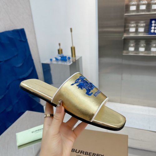 Replica Burberry Slippers For Women #1224571 $85.00 USD for Wholesale