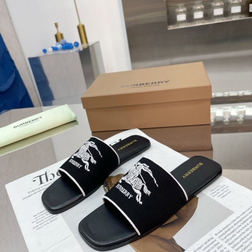 Wholesale Burberry Slippers For Women #1224577 $85.00 USD, Wholesale Quality Replica Burberry Slippers