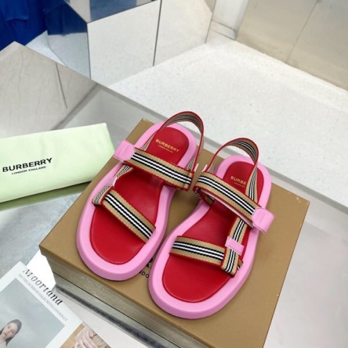 Wholesale Burberry Sandal For Women #1224586 $80.00 USD, Wholesale Quality Replica Burberry Sandal