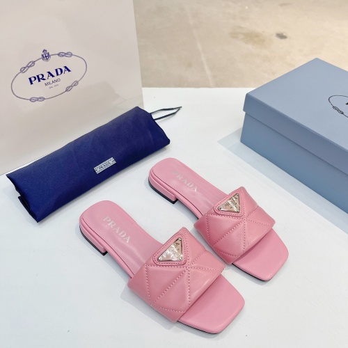 Wholesale Prada Slippers For Women #1224638 $82.00 USD, Wholesale Quality Replica Prada Slippers