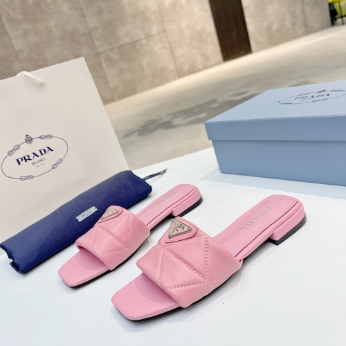 Replica Prada Slippers For Women #1224638 $82.00 USD for Wholesale