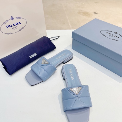 Replica Prada Slippers For Women #1224640 $82.00 USD for Wholesale