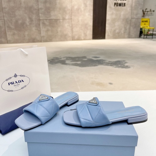 Replica Prada Slippers For Women #1224640 $82.00 USD for Wholesale