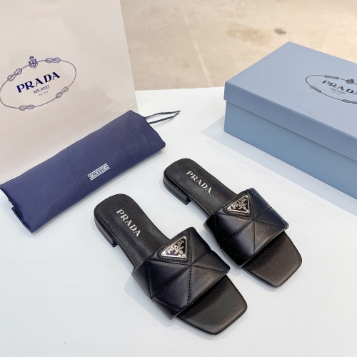 Wholesale Prada Slippers For Women #1224645 $82.00 USD, Wholesale Quality Replica Prada Slippers