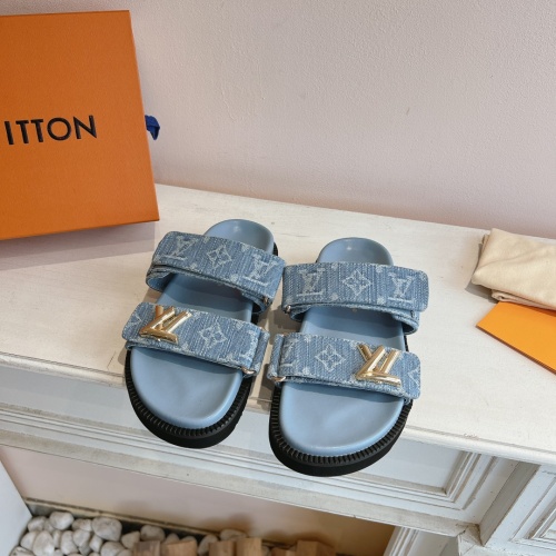 Wholesale Louis Vuitton Sandal For Women #1224703 $82.00 USD, Wholesale Quality Replica Louis Vuitton Sandal