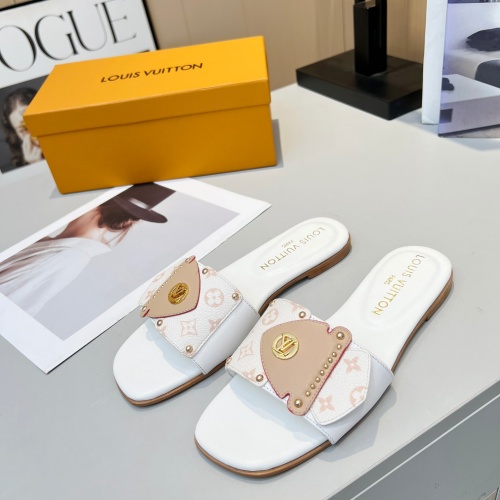 Wholesale Louis Vuitton Slippers For Women #1224721 $80.00 USD, Wholesale Quality Replica Louis Vuitton Slippers