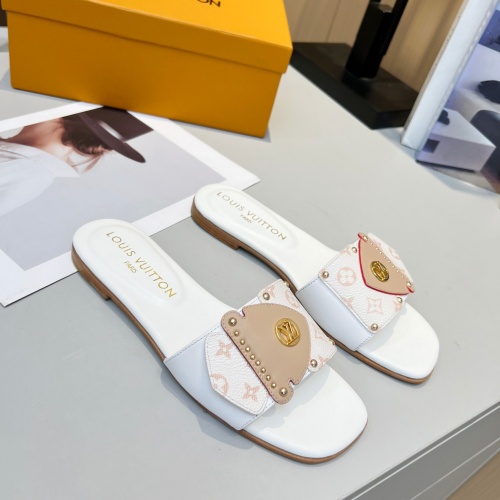 Replica Louis Vuitton Slippers For Women #1224721 $80.00 USD for Wholesale