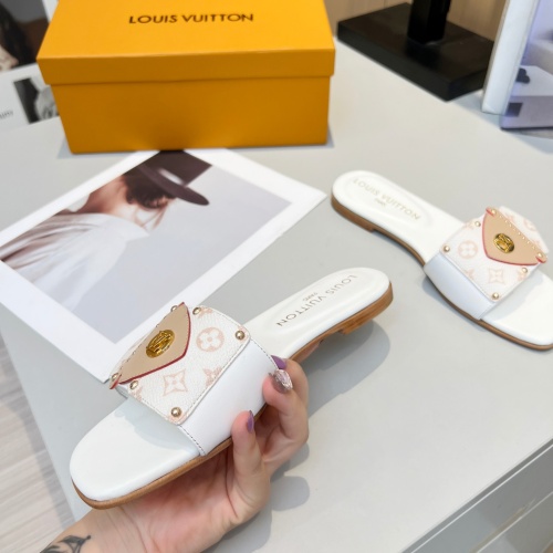 Replica Louis Vuitton Slippers For Women #1224721 $80.00 USD for Wholesale