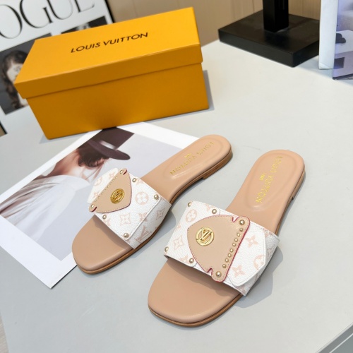 Wholesale Louis Vuitton Slippers For Women #1224722 $80.00 USD, Wholesale Quality Replica Louis Vuitton Slippers