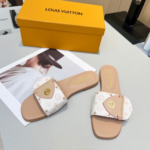 Replica Louis Vuitton Slippers For Women #1224722 $80.00 USD for Wholesale